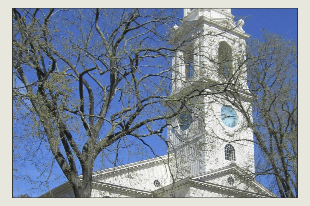 De eerste Baptistenkerk in Rhode Island.