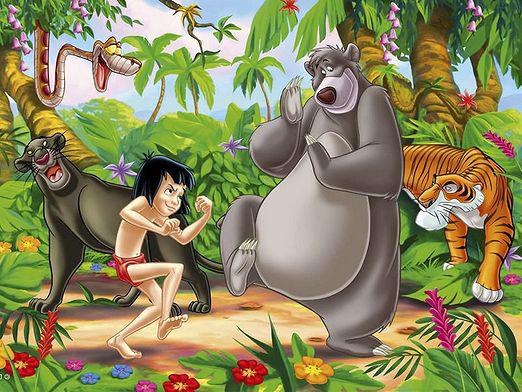 Wat was de naam van de jakhals van Mowgli?
